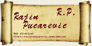 Rajin Pucarević vizit kartica